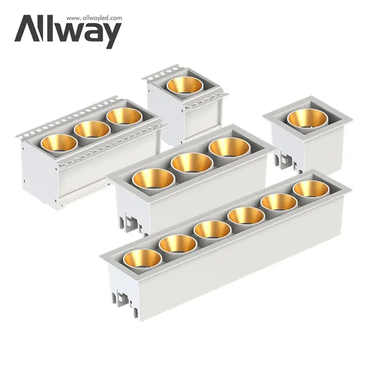SMD High Power Recessed LED Tube Linear Light